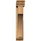 Ekena Millwork Westlake Traditional Rough Sawn Bracket w/ Offset Brace, Western Red Cedar, 6"W x 28"D x 32"H BKT0604X28X32WTL01RWR - alternate 4